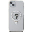 Karl Lagerfeld KLHMP15MHMRSKCH iPhone 15 Plus / 14 Plus 6.7" white/white hardcase Ring Stand Karl&Ch