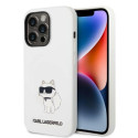 Karl Lagerfeld KLHMP14XSNCHBCH iPhone 14 Pro Max 6.7" kõvakate valge/valge Silikoon Choupette MagSaf