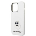 Karl Lagerfeld KLHMP14XSNCHBCH iPhone 14 Pro Max 6.7" hardcase white/white Silicone Choupette MagSaf