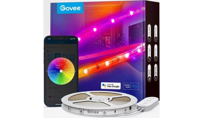 LED-riba Govee Govee H619A 5m | LED-riba | Wi-Fi, Bluetooth, RGBIC