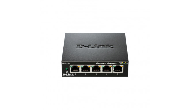 D-Link DGS-105 - Haldamatu - L2 - Gigabit Ethernet (10/100/1000) - Täisdupleks