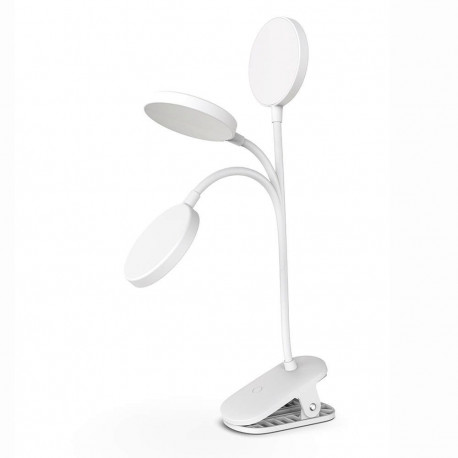 ColorWay LED laualamp painduv ja klambriga 2 sisseehitatud akuga | CW-DL10FCB-W