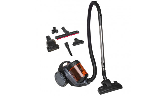 Adler Cyclone Vacuum Cleaner | AD 7065 | Bagless | Power 700 W | Dust capacity 1.6 L | Black/Red