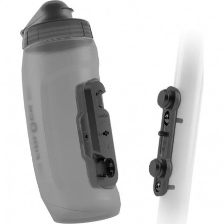 Fidlock Twist Bottle 590 + Bike Base clear black