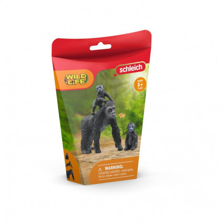 SCHLEICH WILD LIFE gorilla perekond