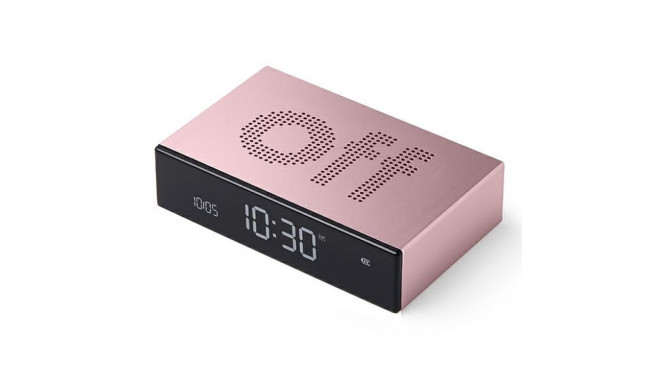 Lexon Flip Premium Two-sided Alarm Clock light pink LR152LP