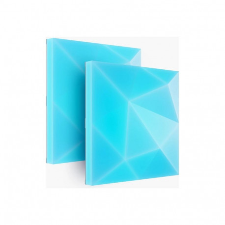 Nanoleaf Blocks tekstuuriga suured ruudud lisakomplekt (2 paneeli) | 16M+ värvi