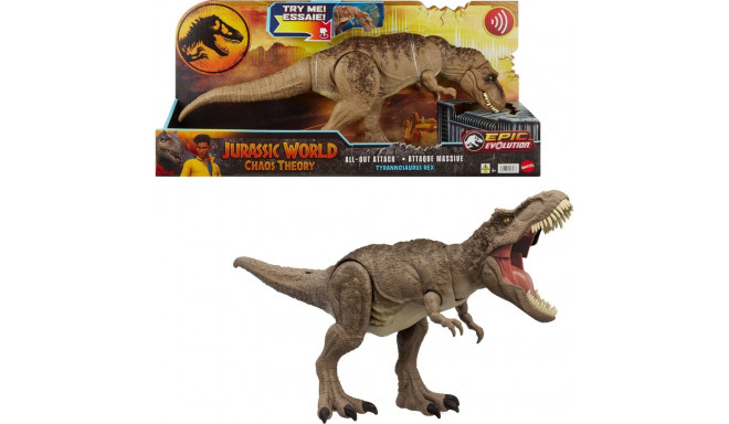 Mattel Jurassic World T-Rex Total Assault Figure (HXF53)