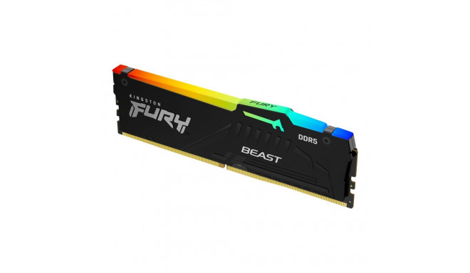 Kingston Fury Beast RGB mälu, DDR5, 32 GB, 6000MHz, CL40 (KF560C40BBA-32)