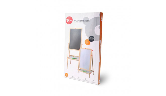 bo. Wooden Easel, double-sided drawing board