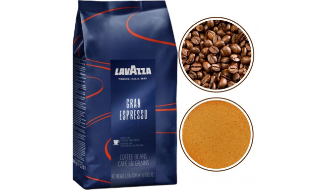 Coffee beans Lavazza Gran Espresso, 1 kg