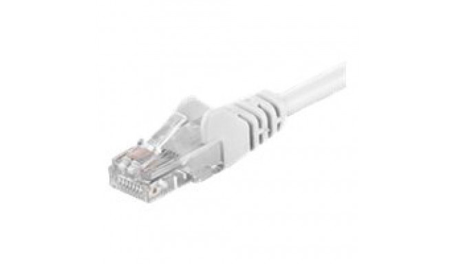 Pistikukaabel | 68636 CAT 6 U/UTP | PVC AWG 24/7 | Kaabli pikkus: 3 m | Valge