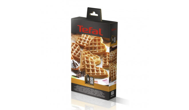 Tefal Snack Collection Baking Sheets: 6 Heart Waffles