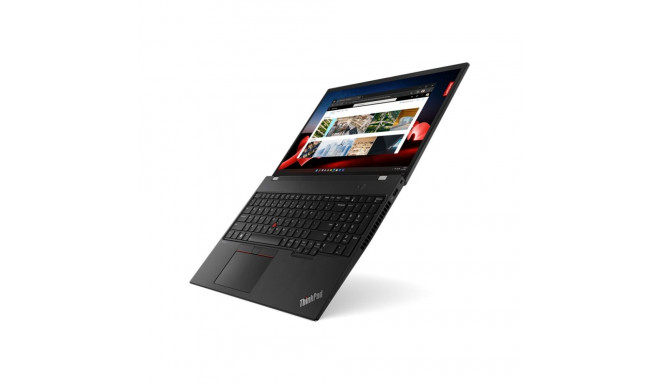 Lenovo ThinkPad T16 | Tormimust | 16 " | IPS | WUXGA | 1920 x 1200 pikslit | Pimestamisvastane | AMD