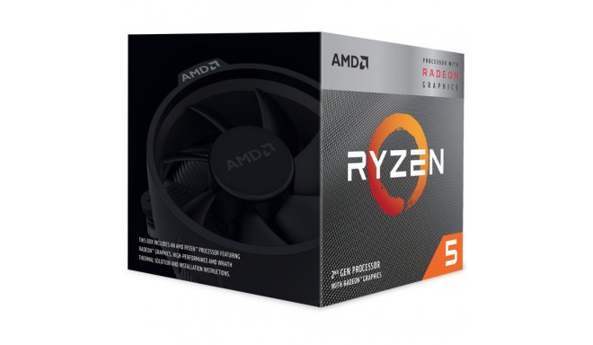AMD Ryzen 5 3400G 4C/8T 4.2 GHz 6 MB AM4 65W 12nm karbis