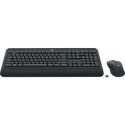 Logitech Advance Wireless Keyboard and Mouse Combo MK545, keyboard layout US, Black