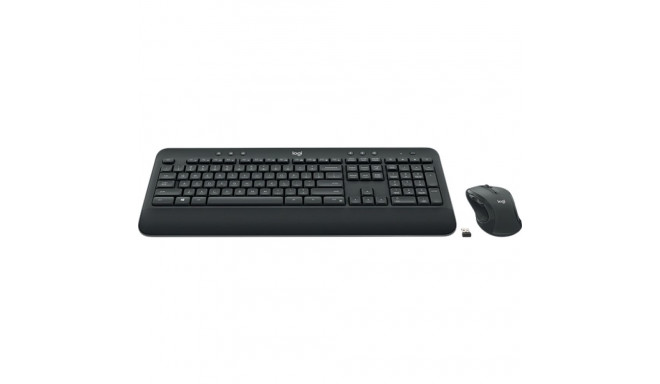 Logitech Advance Wireless Keyboard and Mouse Combo MK545, keyboard layout US, Black