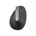 Logitech MX Vertical Advanced Ergonimic mouse RF Wireless+Bluetooth Optical 4000 DPI Right-hand