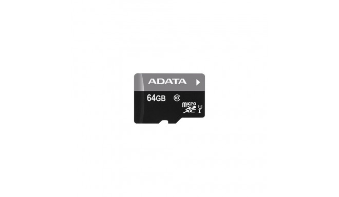 Adata Premier MicroSD 64GB UHS1/CL10/A1 adapteriga