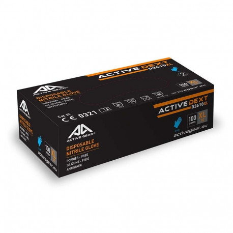 Active Gear nitriilkindad XL, 100 tk