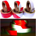 Reflex tape 50 mm x 10 m, red.