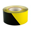 SPECIALIST+ warning tape black/yellow, 75 mm x 250 m