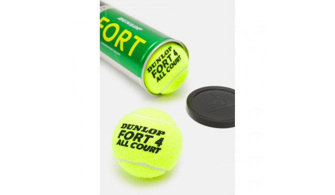 Tennis balls DUNLOP FORT ALL COURT TS Premium 4-tin ITF