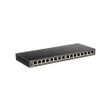 D-Link | 16-Port Gigabit Desktop Switch | DGS-1016S | Unmanaged | Desktop