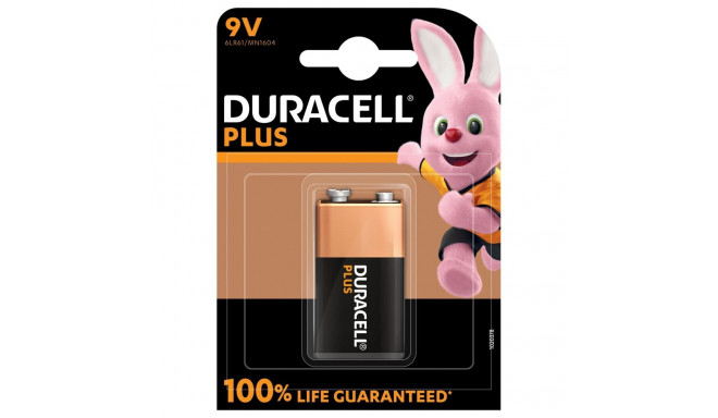 Duracell | Plus MN1604 | 9V | Aluseline | 1 tk
