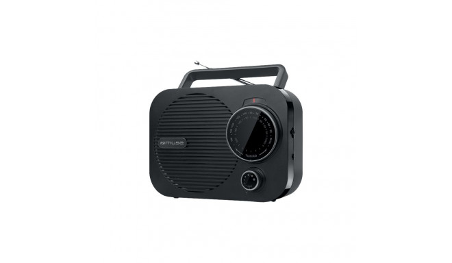 Muse | M-050 R | Portable radio | AUX in | Black