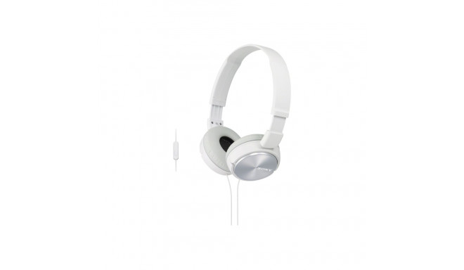 Sony | Foldable Headphones | MDR-ZX310 | Headband/On-Ear | White