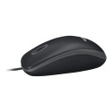 Logitech | Mouse | B100 | Wired | Black