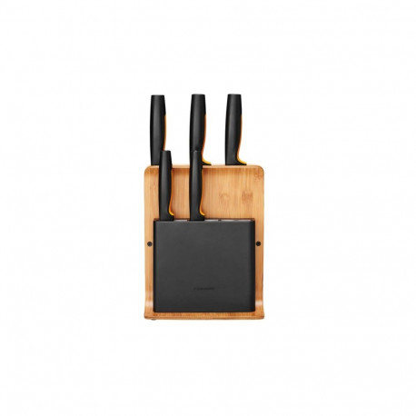Fiskars Functional Form 5 pcs in a bamboo block 1057552