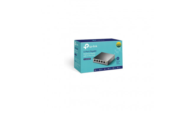 TP-Link SG1005P metall 4 PoE pordiga 5P