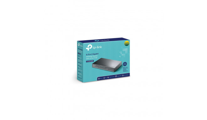 TP-Link TL-SG1008P lüliti 8x RJ45 1000Mb/s, 4x PoE, 53W, lauapealne