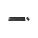 Logitech MK220 juhtmevaba klaviatuuri ja hiire komplekt, US, must