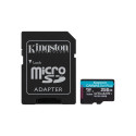 Kingston microSDXC Canvas Go! Plus 256GB 170R A2 U3 V30 kaart + adapter