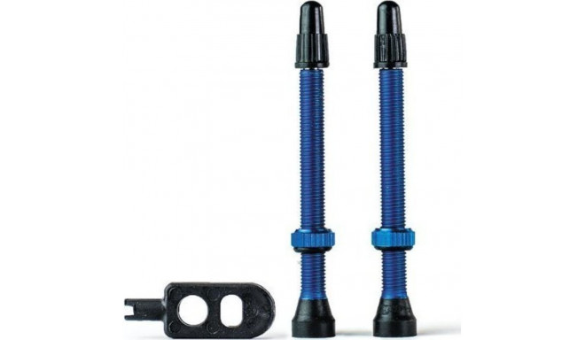 Trezado Blue Trezado Tubeless Valves 60mm - 2 pcs with key