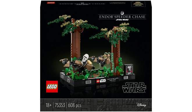 LEGO Star Wars dioraam: Speederite jälitamine Endoril (75353)