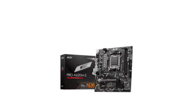 MSI Pro A620M-E AMD A620 emaplaat - Socket AM5 DDR5