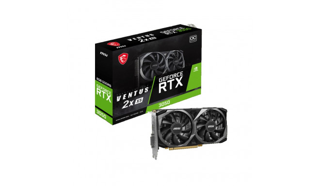 Videokaart MSI GeForce RTX 3050 VENTUS 2X XS 8 GB OC