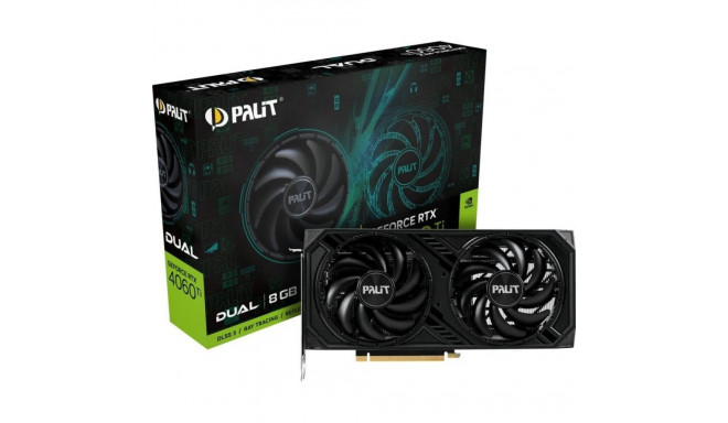 Palit GeForce RTX 4060 Ti Dual 8GB GDDR6 graphics card (NE6406T019P1-1060D)