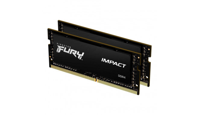 Kingston Fury Impact laptop memory, SODIMM, DDR4, 64 GB, 2666 MHz, CL16 (KF426S16IBK2/64)
