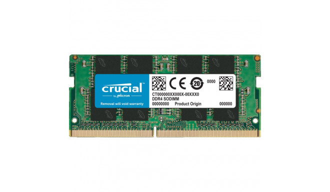 Crucial SODIMM sülearvuti mälu, DDR4, 16 GB, 3200 MHz, CL22 (CT16G4SFRA32A)