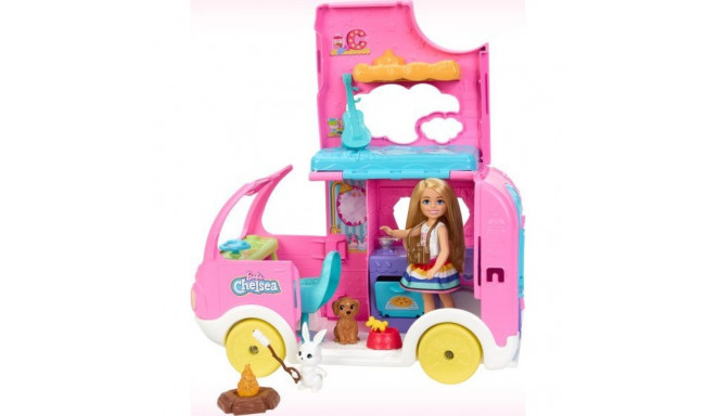 Barbie Mattel Camper Chelsea Doll 2in1 Set (HNH90)