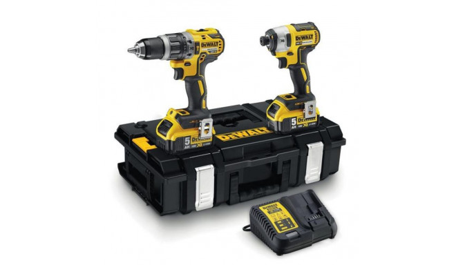 DEWALT.COMBO KIT 18V DCK266P2 (DCD796+DCF887) 2x5.0Ah TOUGH SYSTEM