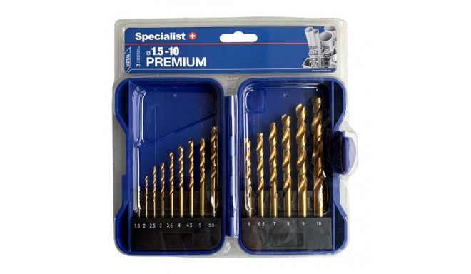 SPECIALIST+ titaan puuride komplekt, 1.5-10 mm, 15 tk