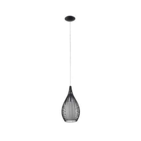 Pendant lamp EGLO RAZONI, E27, 1 x 60 W, black.