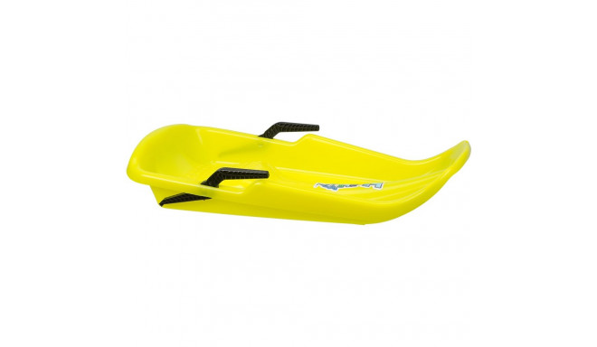 Sledge plastic RESTART Twister 0298 80x39 cm Yellow