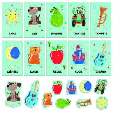 HEADU Montessori beebi välgukaardid